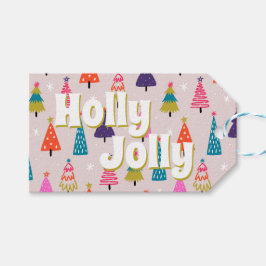 Holly Jolly Gift Label Cadeaulabel