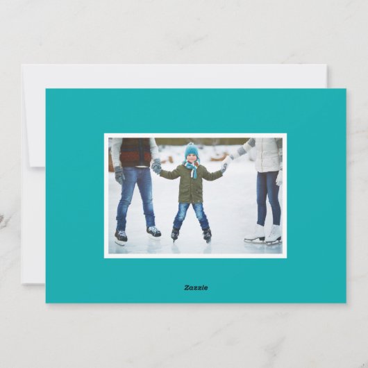 Holly Jolly | Holiday Foto Collage Kaart (Achterkant)