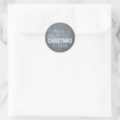 Holly Jolly Kerst sticker of Envelope Seal (Tas)