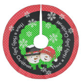 Holly Jolly Kerstfeestdag - rok Kerstboom Rok (Voorkant)