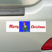 Holly Jolly Kerstmis Bumpersticker (Op auto)