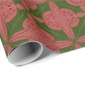 Holly Jolly Kerstmis Cadeaupapier (Rol Hoek)