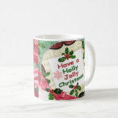 Holly Jolly Kerstmis Koffiemok (Voorkant rechts)