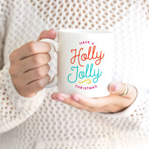 Holly Jolly Kerstmis Koffiemok