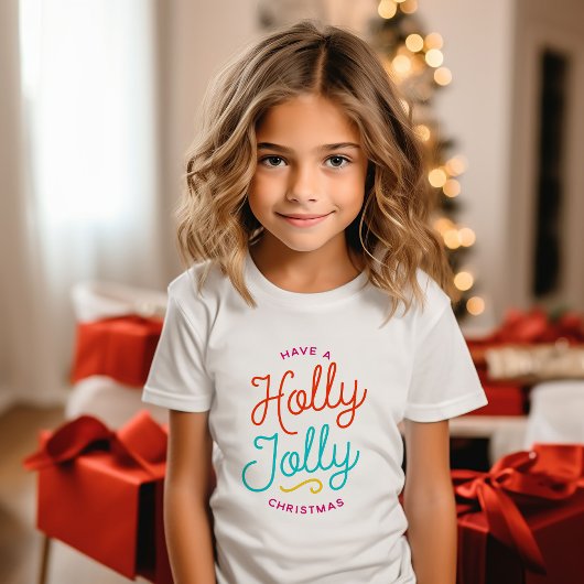 Holly Jolly Kerstmis T-shirt