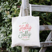Holly Jolly Kerstmis Tote Bag