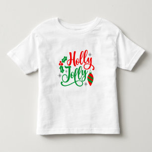 Holly Jolly Kerstsong Kinder Shirts