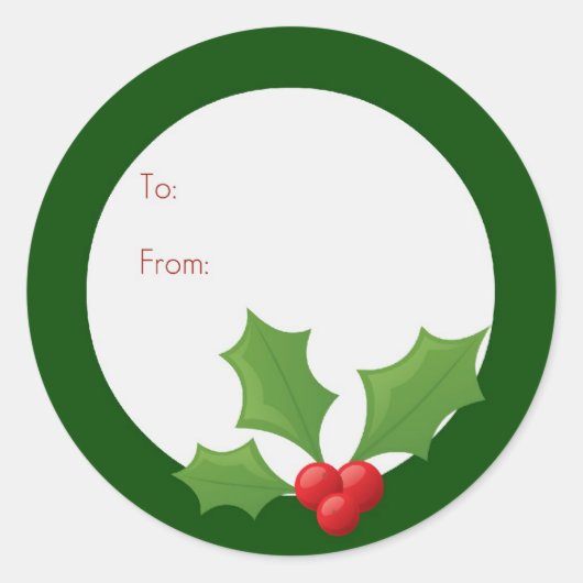 Holly Jolly Label (Voorkant)