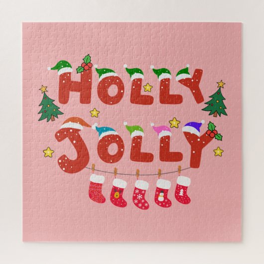 Holly Jolly Legpuzzel (Verticaal)