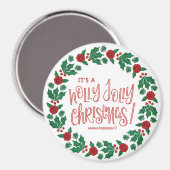 Holly Jolly Magnet (Recto/Verso)