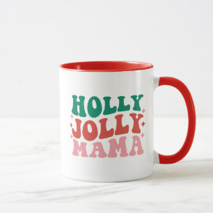 Holly Jolly Mama - Leuk vakantieontwerp Mok