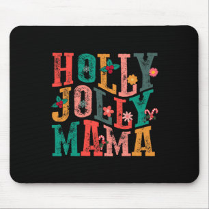 Holly-jolly Mama Mom Matching Merry Christmas Holi Muismat