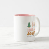 Holly jolly noël cadeau café tasse (Devant droit)