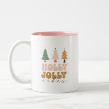 Holly jolly noël cadeau café tasse