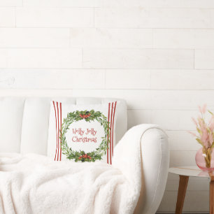 Holly Jolly - Oreiller de Noël