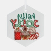 "Holly Jolly" Ornement de café de Noël, Fêtes (Verso)