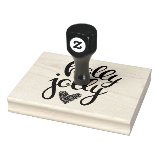 Holly Jolly Rubber Stamp Rubberstempel (Stempel)