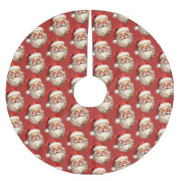 Holly Jolly Santa Claus Retro kerstpatroon