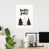 Holly Jolly Scandinavian Christmas Poster (Thuiskantoor)