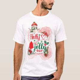 Holly Jolly Snowman T-shirt