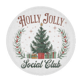 Holly Jolly Social club Snijplank