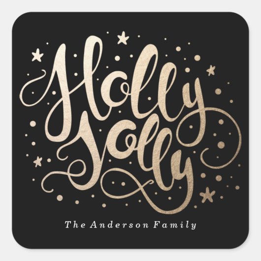Holly Jolly | Stickers Vacances (Devant)