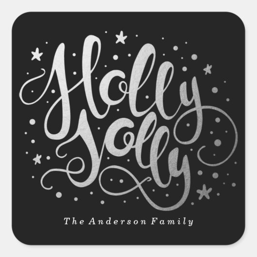 Holly Jolly | Stickers Vacances (Devant)
