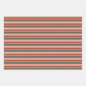 Holly Jolly Stripes Inpakpapier Vel (Voorkant 3)