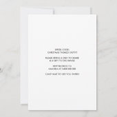 Holly Jolly Tree Noël Fête Invitation (Dos)