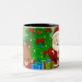 Holly Jolly Tweekleurige Koffiemok (Center)