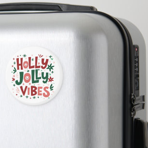 Holly Jolly Vibes Magnet