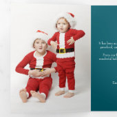 Holly Joyeux Noël Triple Photo Noël (Intérieur en premier)