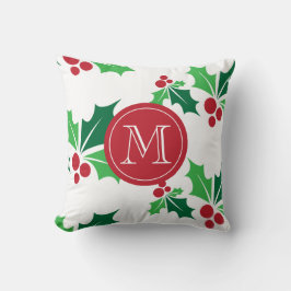 Holly Kerstmis Kussen