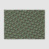 Holly Kerstmis Tissuepapier (Voorkant)