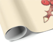 Holly kerstpapier cadeaupapier (Rol Hoek)