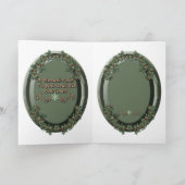 Holly King Holiday Kaart (Binnen)