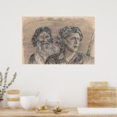 Holly King Oak King van Portia St Luke Poster (Keuken)