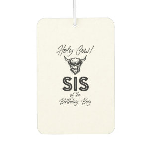 Holly Koe Sis van de Birthday Boy Highland Koe 1e Luchtverfrisser