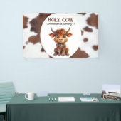 Holly Koeienhuid bruin wit banner (Beurs)