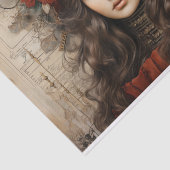  Holly Lady Decoupage Tissuepapier (Detail)