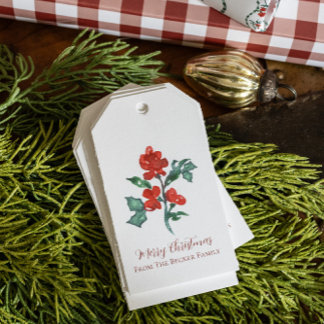 Holly Lane - Berry cadeau Labels () Cadeaulabel