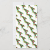 Holly Lantern Christmas Feestdagenkaart (Achterkant)