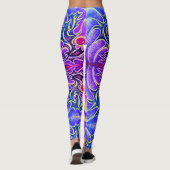 Holly Leaf en Berry Kleurrijk Leggings (Achterkant)