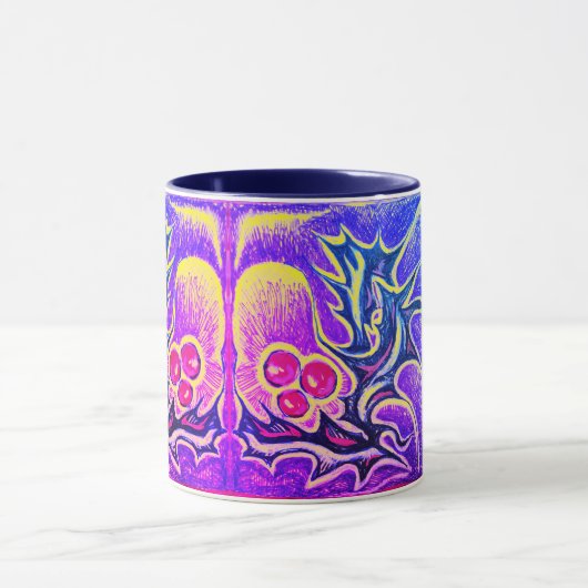 Holly Leaf en Berry Kleurrijk Mok (Midden)