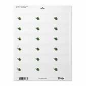 Holly Leaf Etiket (Full Sheet)