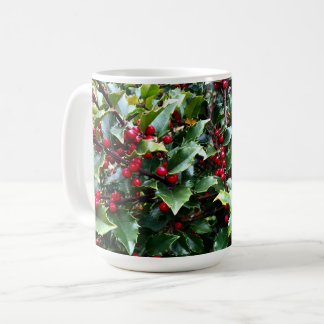 Holly leaves and Berries Koffiemok