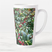 Holly leaves and Berries Latte Mok (Rechts)