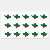 Holly Leaves Clipart Clip Art Holly Leaves Labels (Vel)