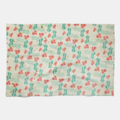 Holly Leaves en Berries Retro Style Kitchen Theedoek (Horizontaal)