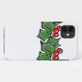 Holly Leaves, Holly berries, Kerstmis Case-Mate iPhone Case (Achterkant (horizontaal))
